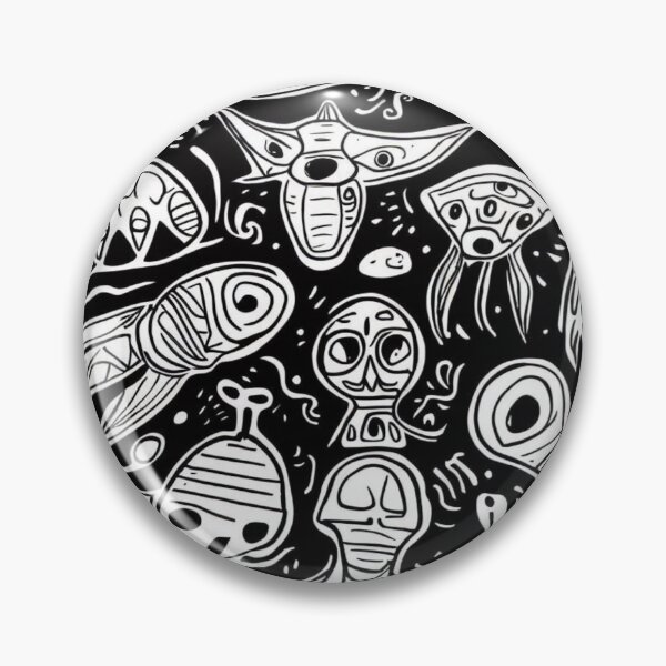 Item preview, Alien Doodle patterns designed and sold by Punch81.