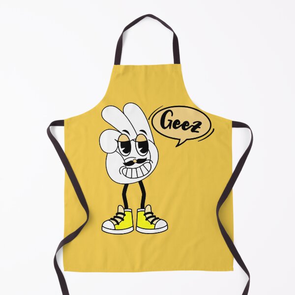 Item preview, Cheerful Geez Mascot Hand with Mustache Design designed and sold by WilDigitalFinds.