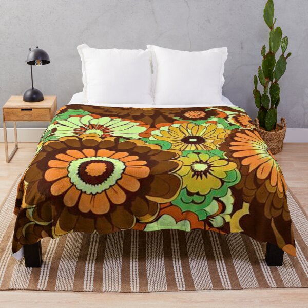Item preview, Groovy Retro Flowers from the funky 70s designed and sold by RachelRebel.