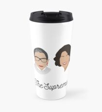 The Supremes (black text/white background) Travel Mug