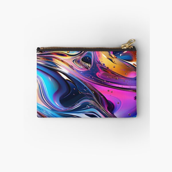 Item preview, 3D Abstract Waves in a irisdicent Colors | A Vibrant and Energizing Piece of Art for Home Decor designed and sold by samuelpinzon.