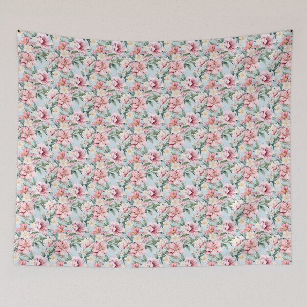 Item preview, Flower Print Scarves designed and sold by LittleFiaShop.