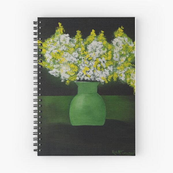 Item preview, Yellow & White Flowers in a Green Vase designed and sold by Rob McCullough.