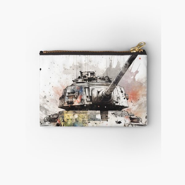 Item preview, Watercolor Panzer Tank designed and sold by TortillaChief.