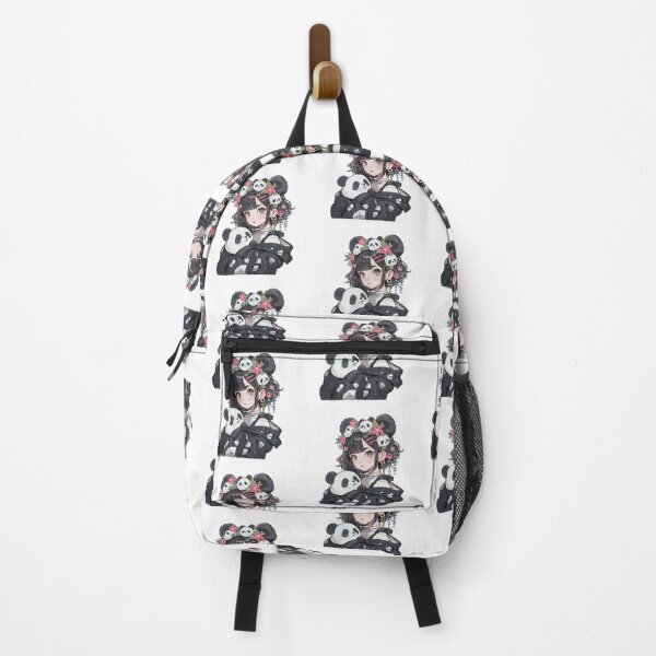 Item preview, Cute Manga Girl Cuddling a Panda designed and sold by RetroPrints.