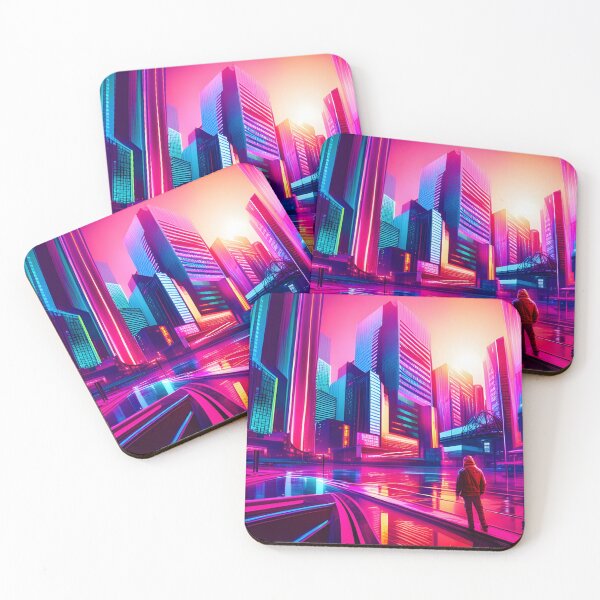 Item preview, Stranger In A Neon Cyber City designed and sold by Ink Art Design.