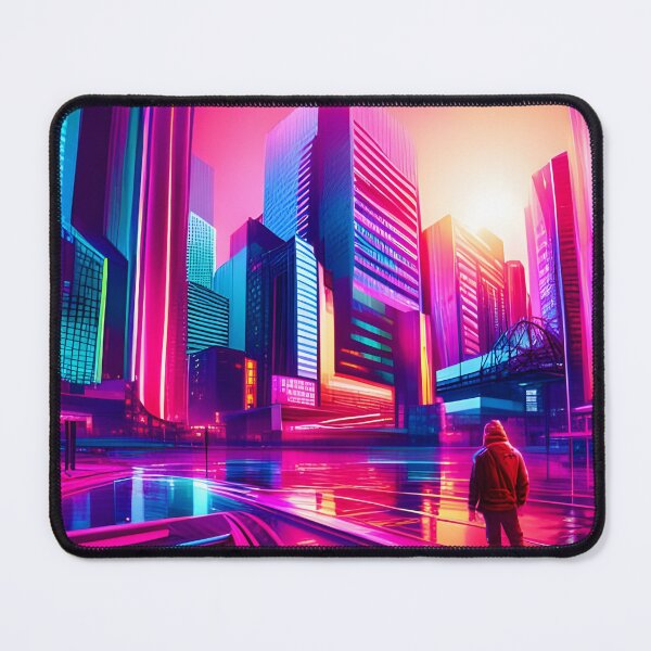 Item preview, Stranger In A Neon Cyber City designed and sold by Ink Art Design.