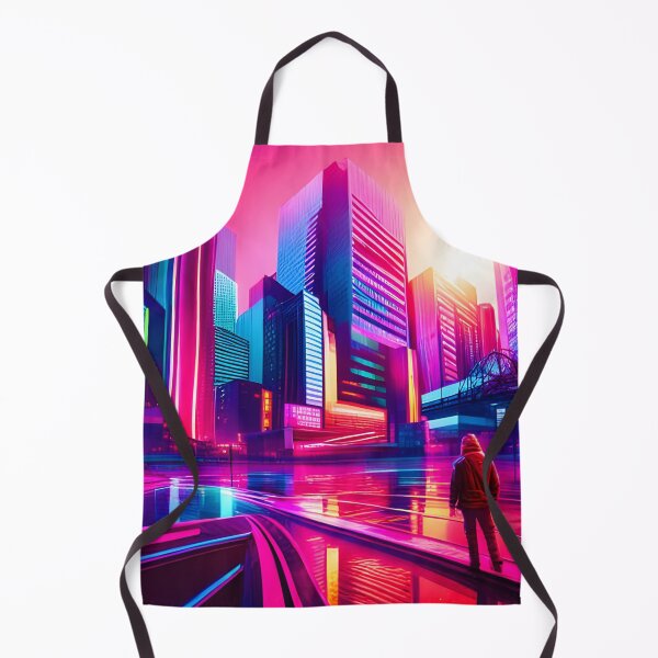Item preview, Stranger In A Neon Cyber City designed and sold by Ink Art Design.