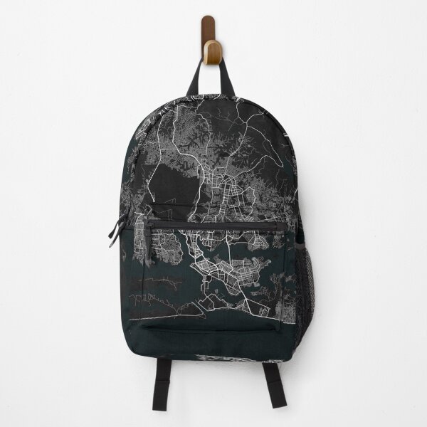 Item preview, Abidjan City Map of Côte d'Ivoire - Dark designed and sold by deMAP.