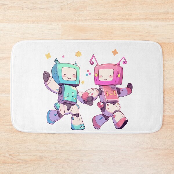 Item preview, Kawaii Robots Going To School designed and sold by RetroPrints.