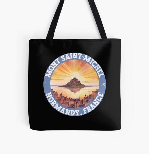 Le Mont Saint Michel Tote Bags for Sale | Redbubble