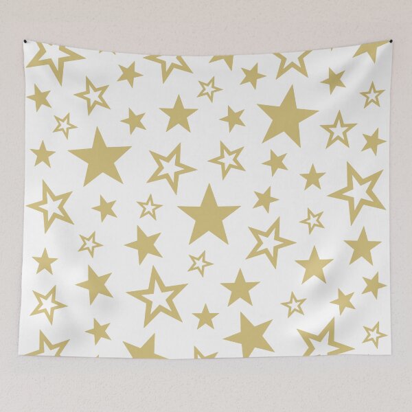 Item preview, Star Pattern Gold and White designed and sold by tonymagnerart.