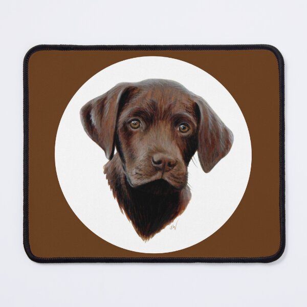 Item preview, Chocolate Labrador Puppy, Painting (brown) designed and sold by SandraWarmerdam.