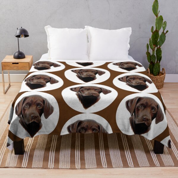 Item preview, Chocolate Labrador Puppy, Painting (brown) designed and sold by SandraWarmerdam.