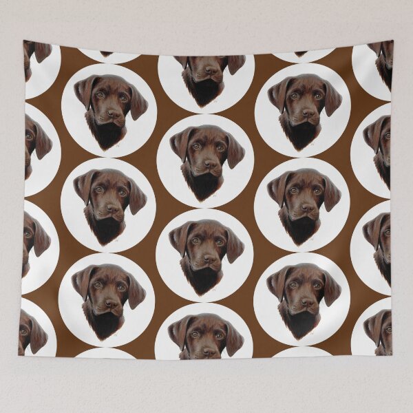 Item preview, Chocolate Labrador Puppy, Painting (brown) designed and sold by SandraWarmerdam.