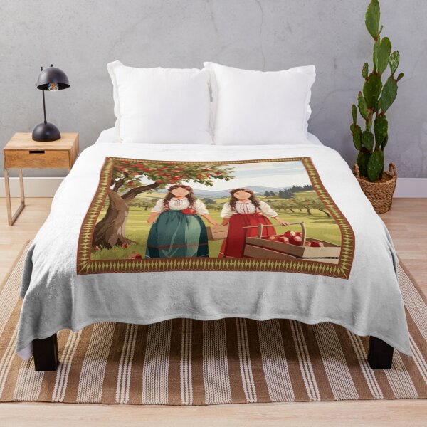 Item preview, Autumn - Two sisters after the apple harvest designed and sold by pixdesigns.
