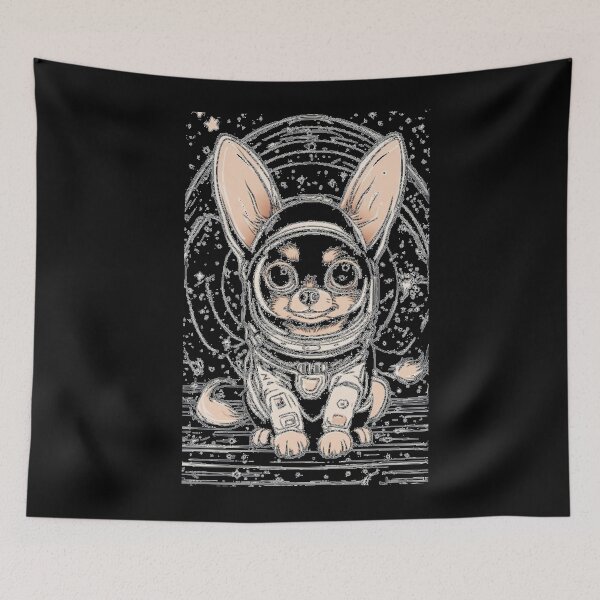 Item preview, Cosmic Chihuahua in a spacesuit designed and sold by Aleksander Frączek.