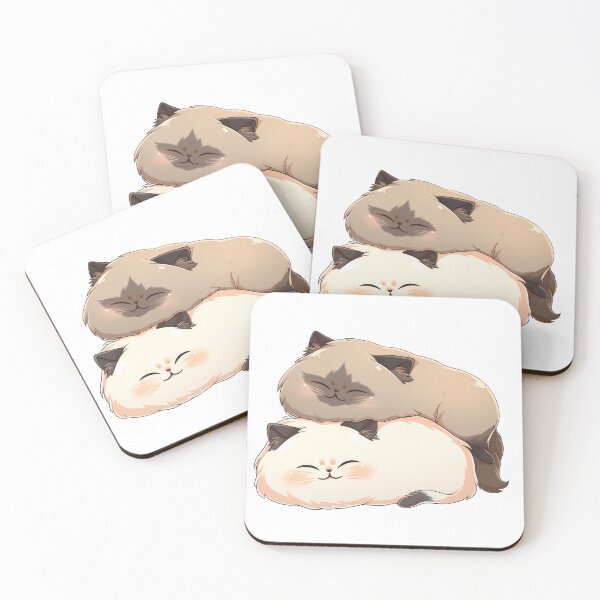 Item preview, Cute Himalayan Cats Sleeping designed and sold by SundayDonuts.