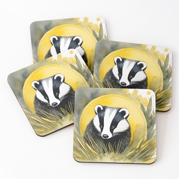 Item preview, Yellow Badger  designed and sold by artificialnctrn.