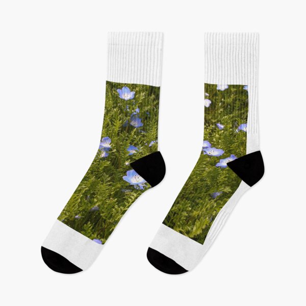 Item preview, Nemophila Menziesii - Baby Blue Eyes Flowers designed and sold by Fenderbender00.