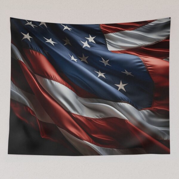 Item preview, Patriotic American flag digital print designed and sold by dcrc.