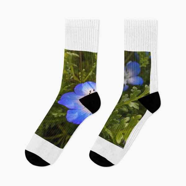 Item preview, Nemophila Menziesii - Baby Blue Eyes Flowers designed and sold by Fenderbender00.