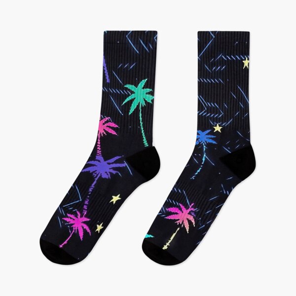 Item preview, 80s and 90s Retro Pixel Art Palm Tree Pattern designed and sold by AeonAcademy.