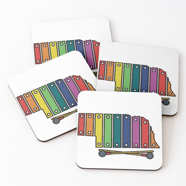 Item preview, Rainbow Xylophone Nebraska  designed and sold by Katherine Reardon.
