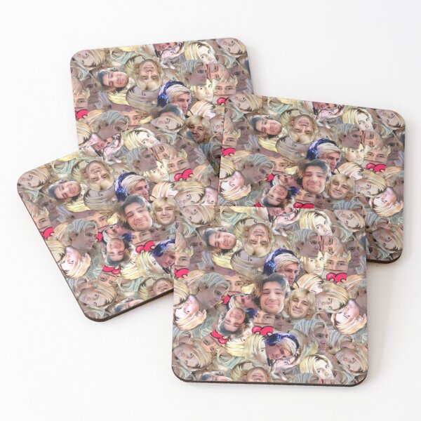 Item preview, XQC - Streamer face pattern designed and sold by ManOfManyFaces.