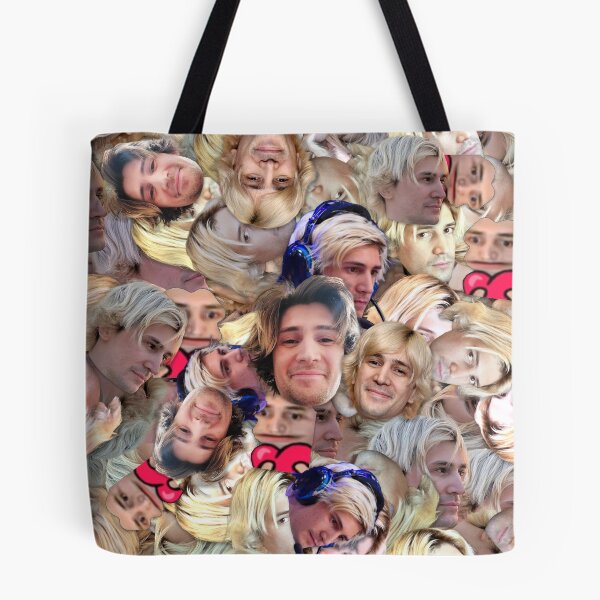 Artikelvorschau, XQC – Streamer-Gesichtsmuster entworfen und verkauft von ManOfManyFaces.