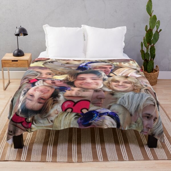 Item preview, XQC - Streamer face pattern designed and sold by ManOfManyFaces.