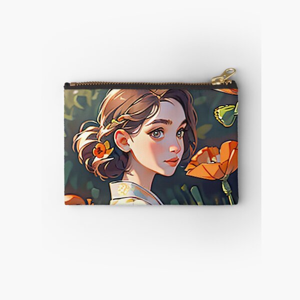 Item preview, Young Angelina with Poppies designed and sold by CarolineDenaro.