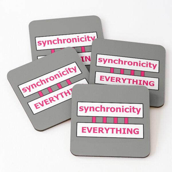 Item preview, Synchronicity Everything is Connected Jungian Psychology 1111 - Pink 3 of 4 designed and sold by Beachy.
