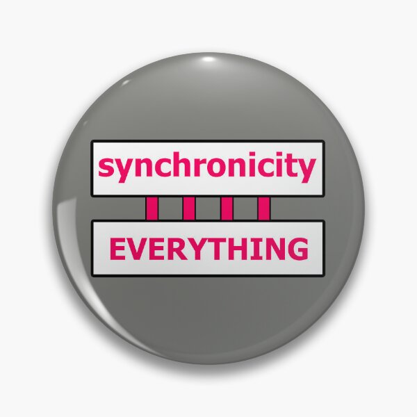 Item preview, Synchronicity Everything is Connected Jungian Psychology 1111 - Pink 3 of 4 designed and sold by Beachy.