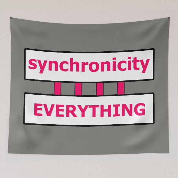 Item preview, Synchronicity Everything is Connected Jungian Psychology 1111 - Pink 3 of 4 designed and sold by Beachy.