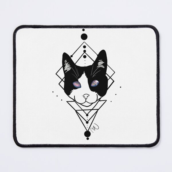Item preview, All seeing cat designed and sold by Alley-Kat-Art.
