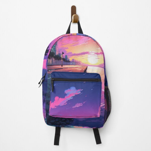 Item preview, Miami Dreams - Artistic Anime Cityscape designed and sold by Brownpants.