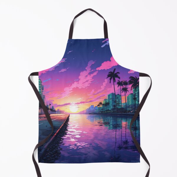 Item preview, Miami Dreams - Artistic Anime Cityscape designed and sold by Brownpants.