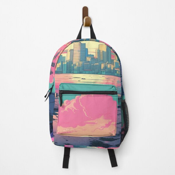 Item preview, Retro Synthwave Miami - Neon Dreams and 80s Vibes designed and sold by Brownpants.