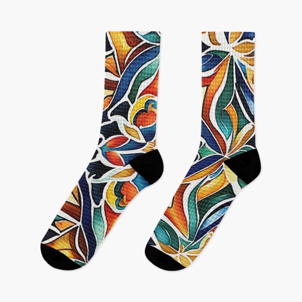 Item preview, Colorful Mexican style pattern - watercolor designed and sold by Travelways.