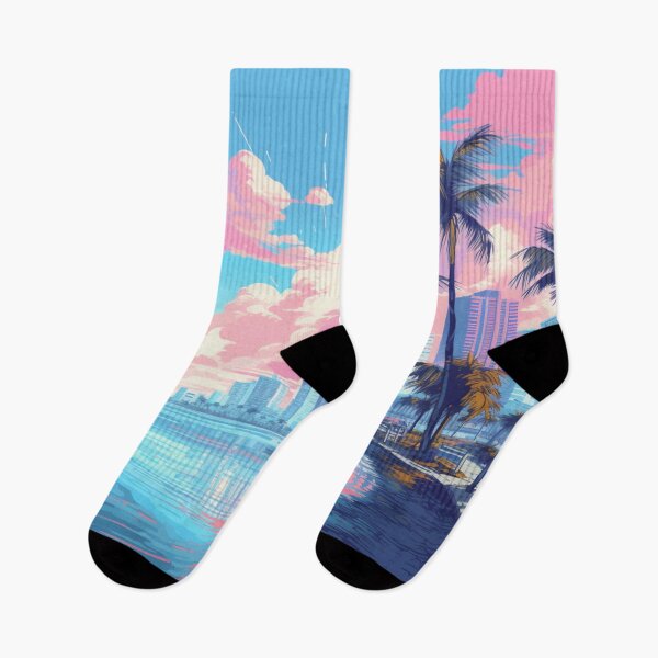 Item preview, Miami City Day View - Sun-Kissed Urban Paradise designed and sold by Brownpants.
