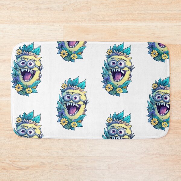 Aperçu de l'œuvre Poilu Fleur Minion Monstre créée et vendue par NBazilenco.