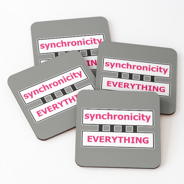 Item preview, Synchronicity Everything is Connected Jungian Psychology 1111 - Pink 4 of 4 designed and sold by Beachy.