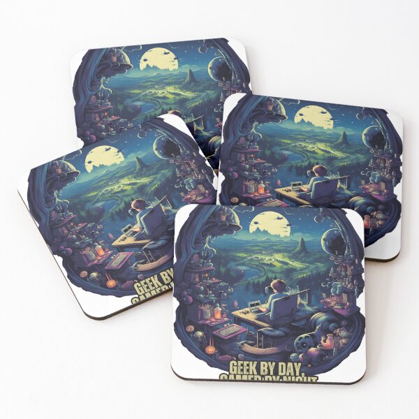Item preview, Geek by Day, Gamer by Night designed and sold by OceanExpress.