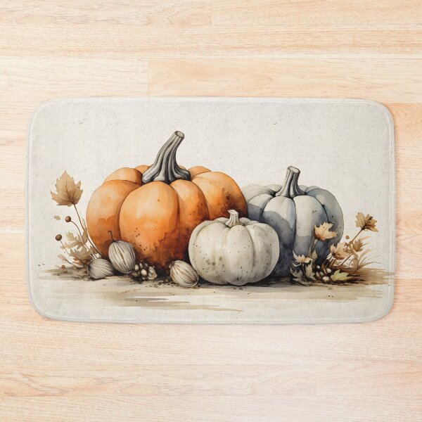 Item preview, Halloween in Watercolor: Pumpkin Cosiness designed and sold by ArtByKattie.