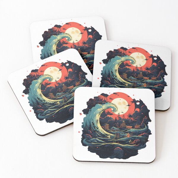 Item preview, Tsunami Waves At Sunset designed and sold by Flying Penguins.