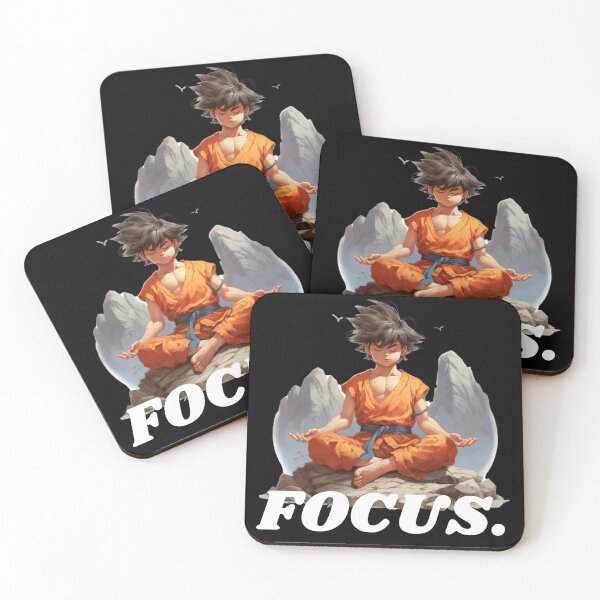 Artikelvorschau, Son Goku Focus Meditation Dark Background entworfen und verkauft von Tobias Helm.