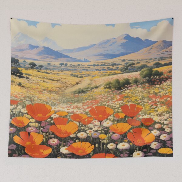 Item preview, A Vintage Travel Illustration of Namaqualand - South Africa designed and sold by GoodOldVintage.