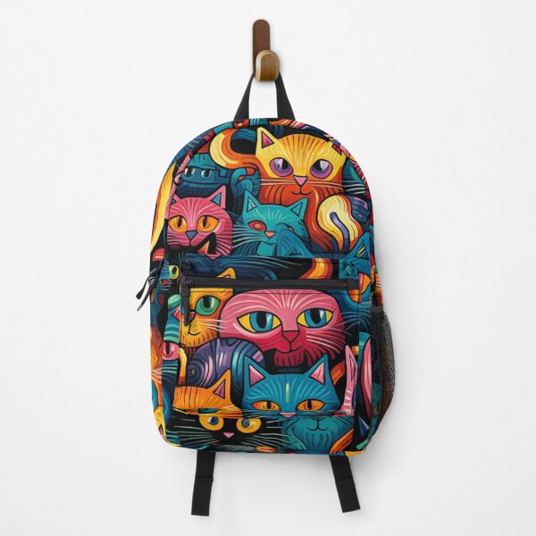 Item preview, Beautiful colourful big eye cats patter designed and sold by SmileshareShop.