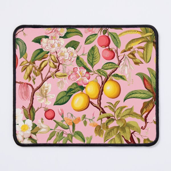 Item preview, Cute Floral Lemons and Fruit Print designed and sold by meggydesigns.